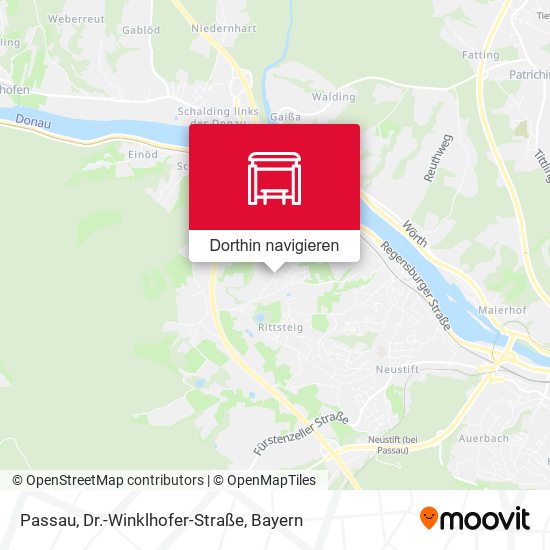 Passau, Dr.-Winklhofer-Straße Karte
