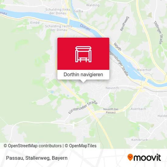 Passau, Stallerweg Karte