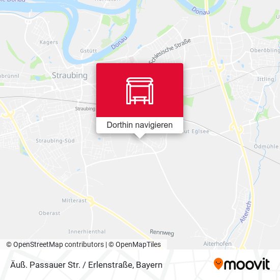 Äuß. Passauer Str. / Erlenstraße Karte