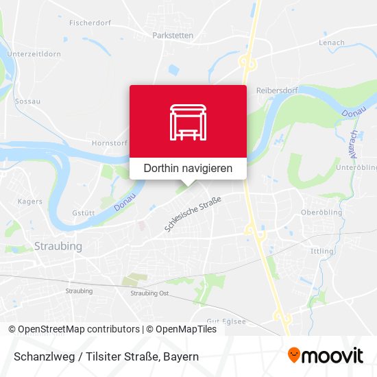 Schanzlweg / Tilsiter Straße Karte