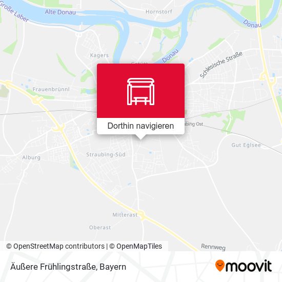 Äußere Frühlingstraße Karte