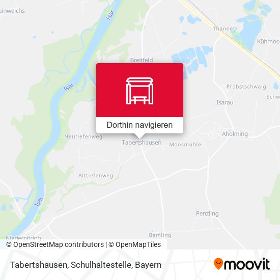 Tabertshausen, Schulhaltestelle Karte