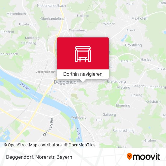 Deggendorf, Nörerstr Karte