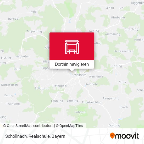 Schöllnach, Realschule Karte