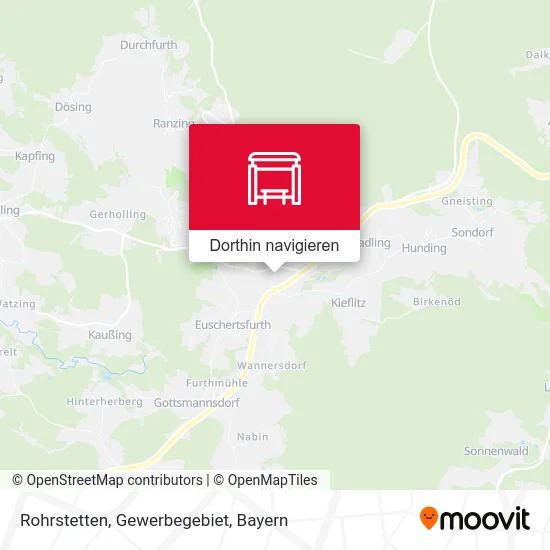 Rohrstetten, Gewerbegebiet Karte