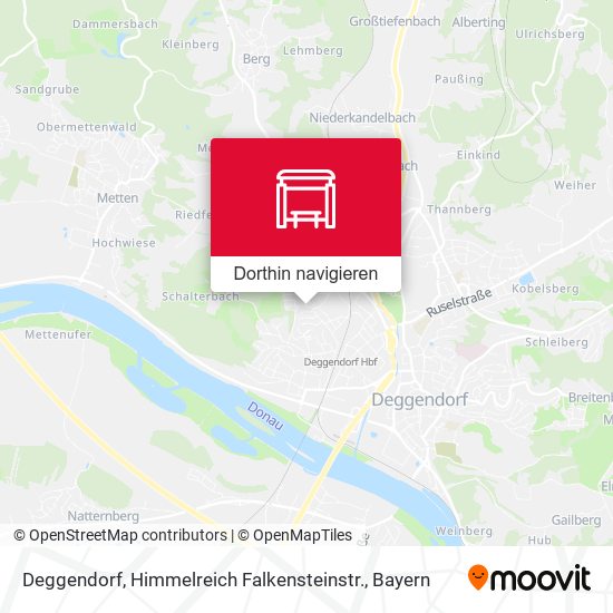 Deggendorf, Himmelreich Falkensteinstr. Karte