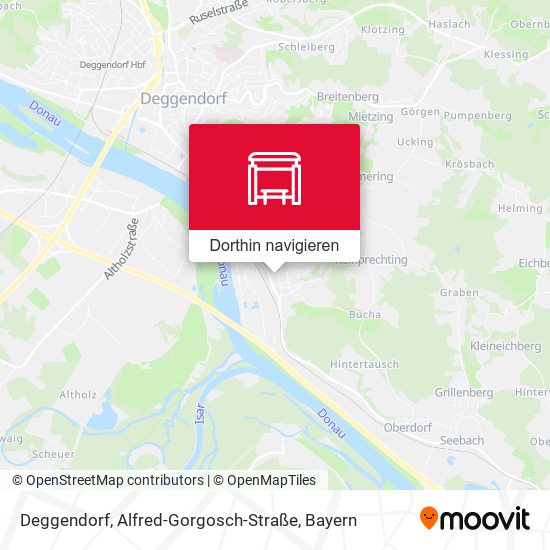 Deggendorf, Alfred-Gorgosch-Straße Karte