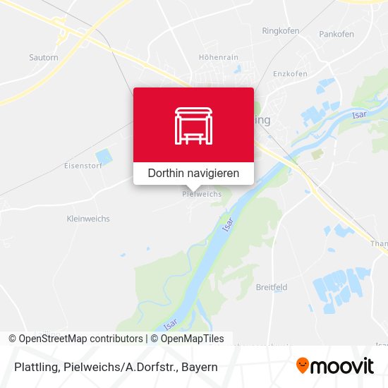 Plattling, Pielweichs / A.Dorfstr. Karte