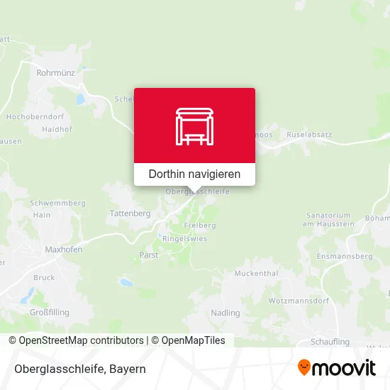 Oberglasschleife Karte