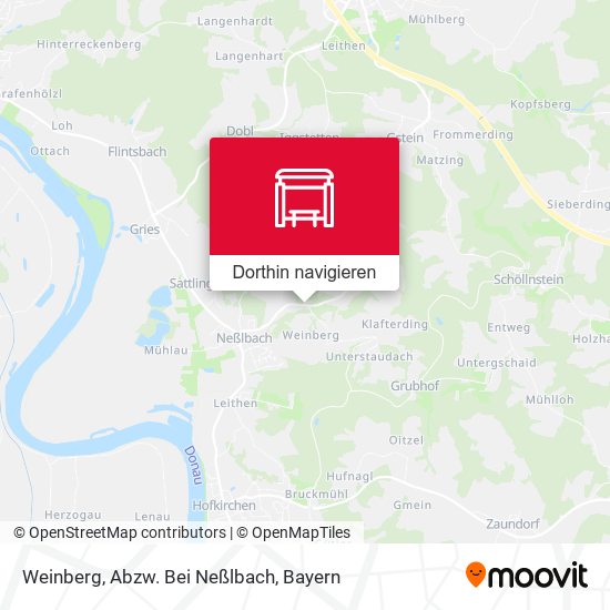 Weinberg, Abzw. Bei Neßlbach Karte