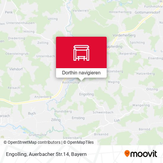 Engolling, Auerbacher Str.14 Karte