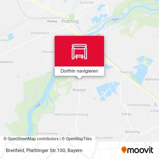 Breitfeld, Plattlinger Str.100 Karte