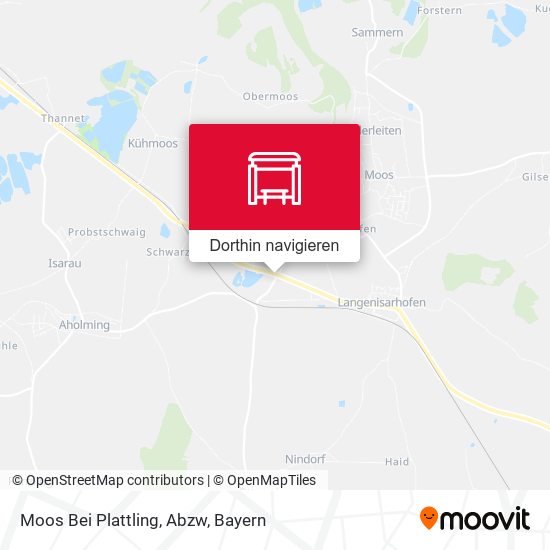 Moos Bei Plattling, Abzw Karte