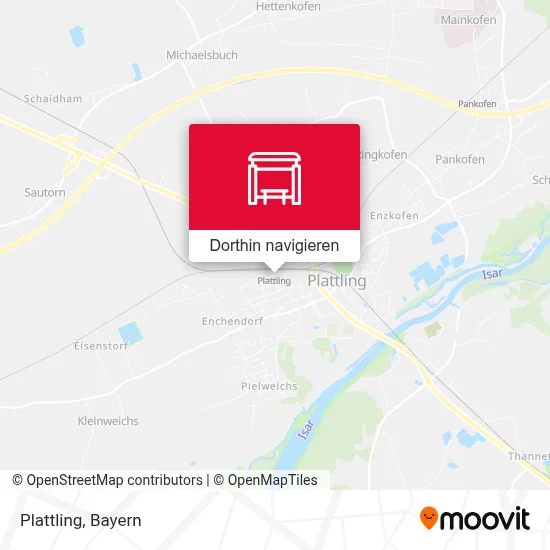 Plattling Karte