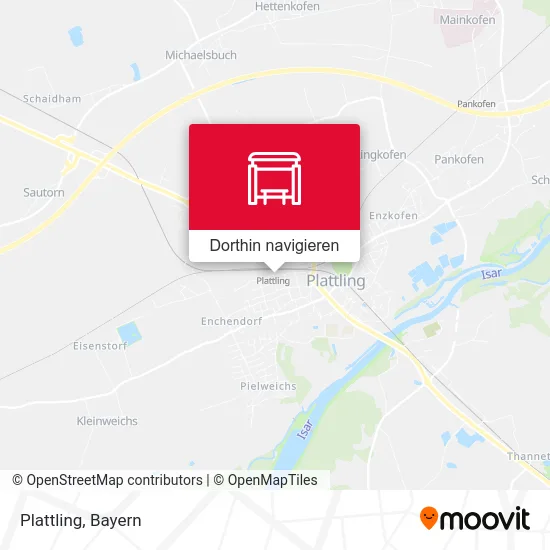 Plattling Karte