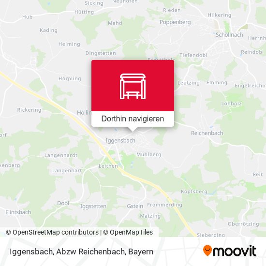 Iggensbach, Abzw Reichenbach Karte
