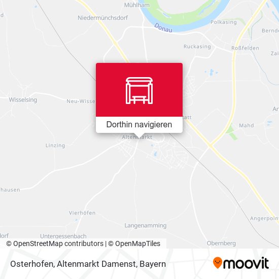 Osterhofen, Altenmarkt Damenst Karte