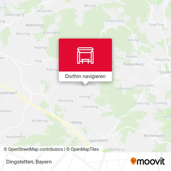 Dingstetten Karte