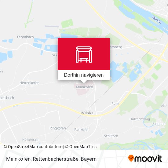 Mainkofen, Rettenbacherstraße Karte