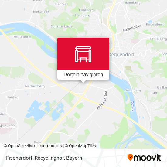 Fischerdorf, Recyclinghof Karte