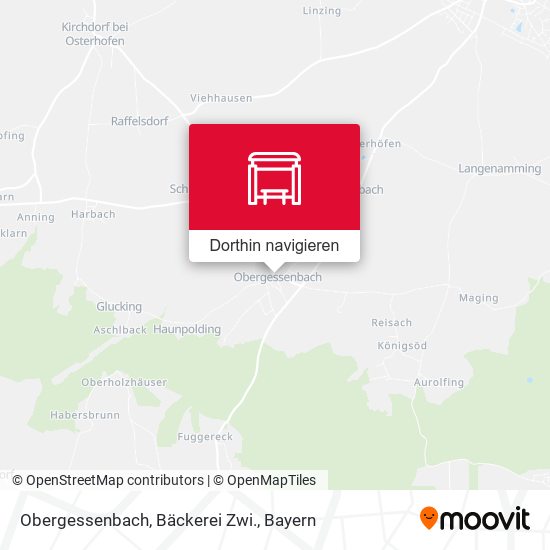 Obergessenbach, Bäckerei Zwi. Karte