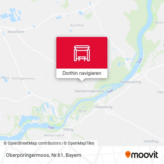 Oberpöringermoos, Nr.61 Karte