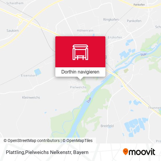 Plattling,Pielweichs Nelkenstr Karte