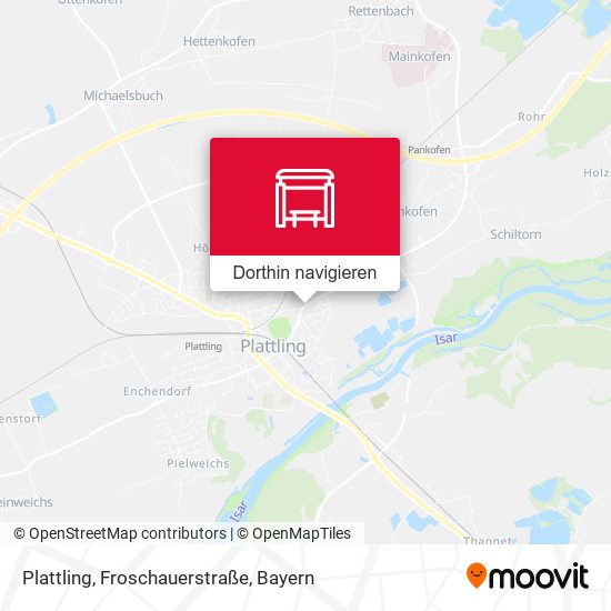Plattling, Froschauerstraße Karte