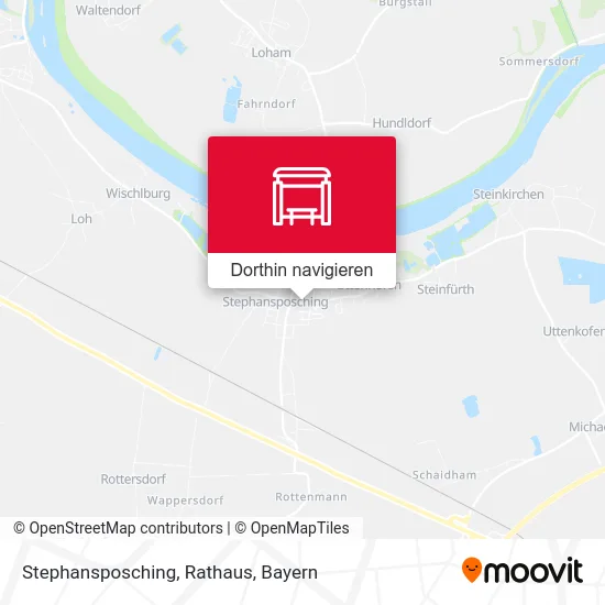 Stephansposching, Rathaus Karte