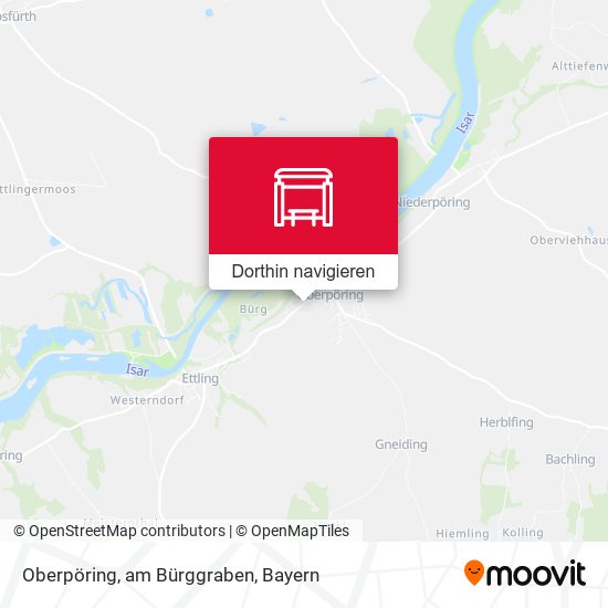 Oberpöring, am Bürggraben Karte