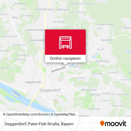 Deggendorf, Pater-Fink-Straße Karte