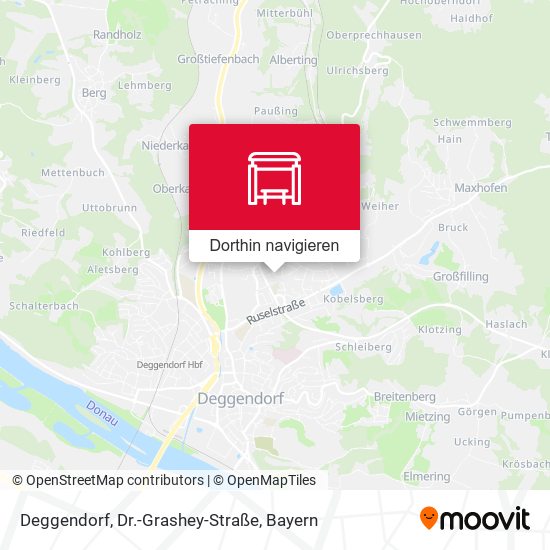 Deggendorf, Dr.-Grashey-Straße Karte