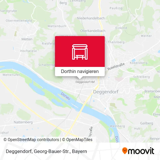 Deggendorf, Georg-Bauer-Str. Karte