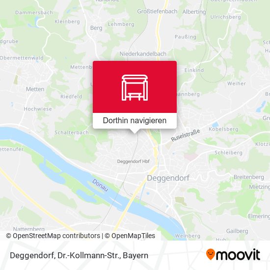 Deggendorf, Dr.-Kollmann-Str. Karte