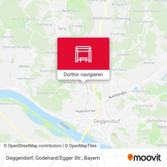 Deggendorf, Godehard / Egger Str. Karte