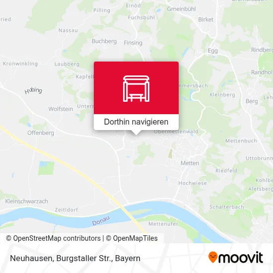 Neuhausen, Burgstaller Str. Karte