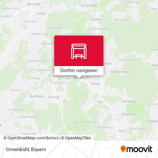 Gmeinbühl Karte