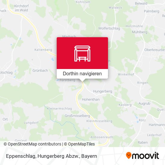 Eppenschlag, Hungerberg Abzw. Karte