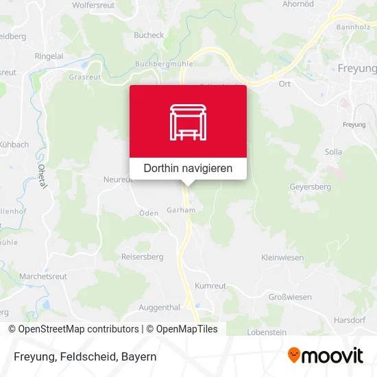 Freyung, Feldscheid Karte