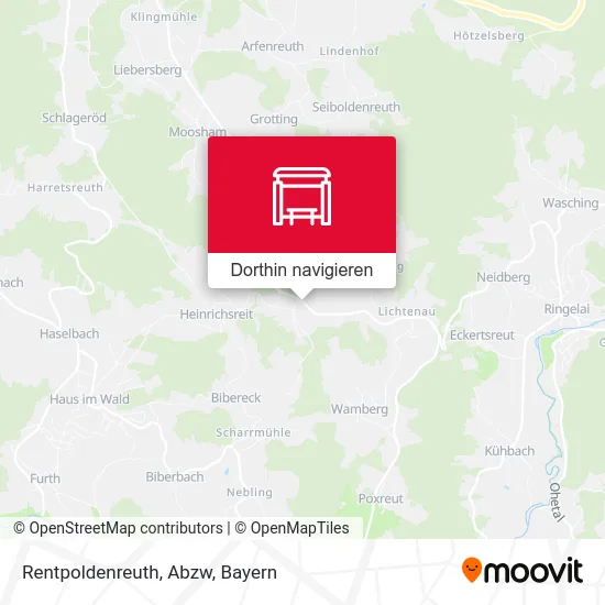 Rentpoldenreuth, Abzw Karte