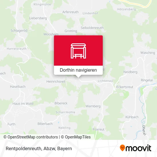 Rentpoldenreuth, Abzw Karte