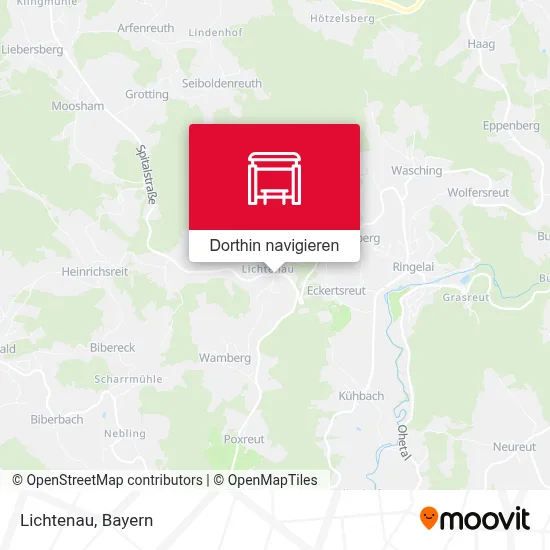 Lichtenau Karte