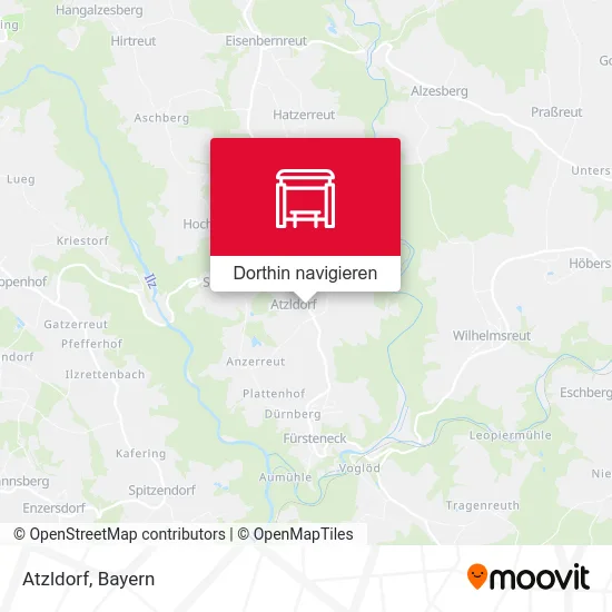 Atzldorf Karte