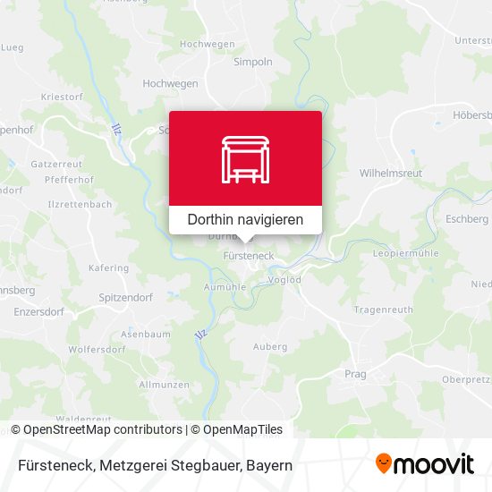 Fürsteneck, Metzgerei Stegbauer Karte