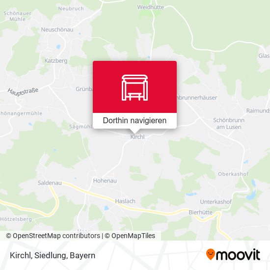 Kirchl, Siedlung Karte