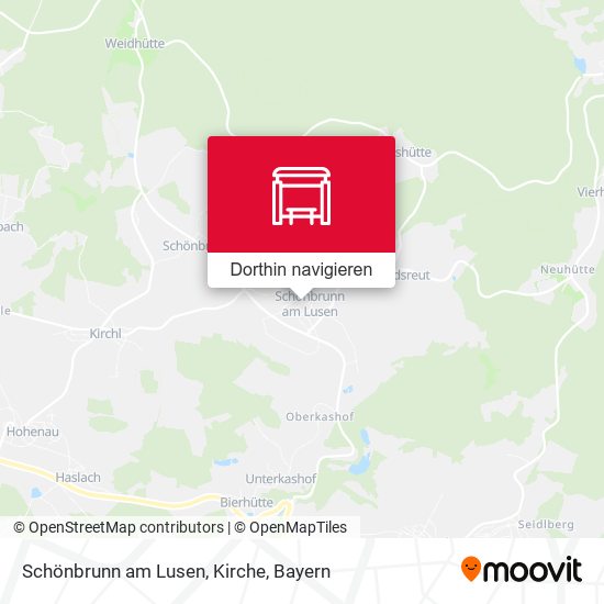 Schönbrunn am Lusen, Kirche Karte