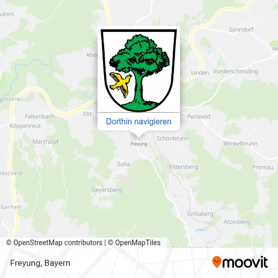 Freyung Karte