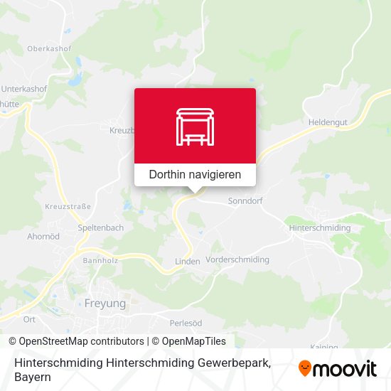 Hinterschmiding Hinterschmiding Gewerbepark Karte