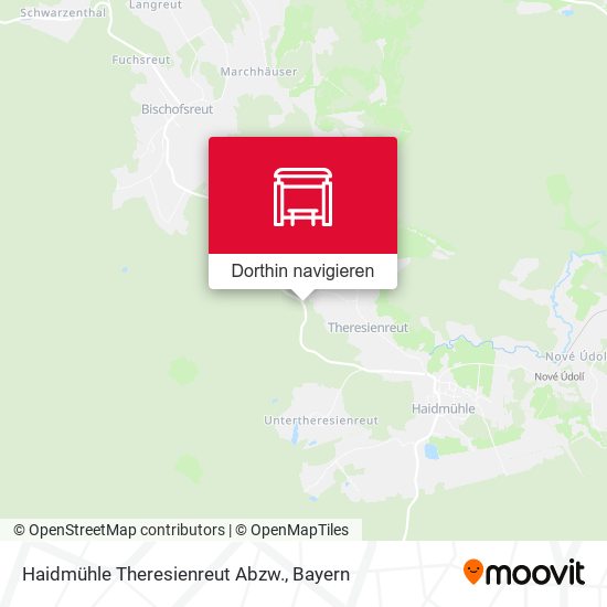 Haidmühle Theresienreut Abzw. Karte