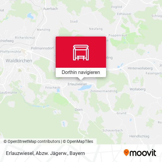 Erlauzwiesel, Abzw. Jägerw. Karte